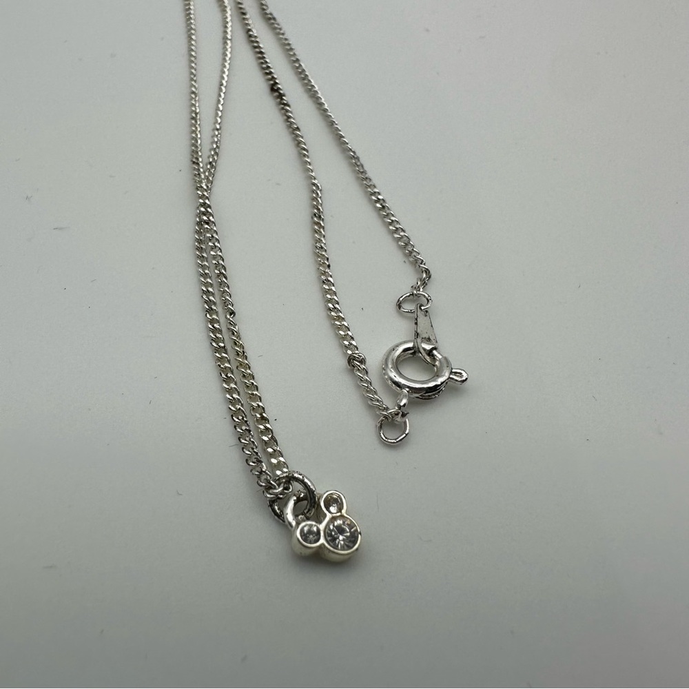 Disney Silver Mickey Mouse Necklace